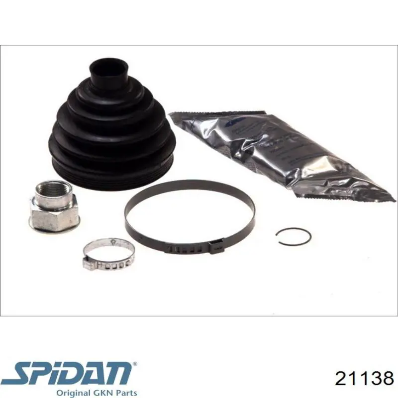Bota de proteção externa de junta homocinética do semieixo dianteiro GKN-Spidan 21138 preço, a partir de 12,36 USD