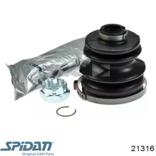 Bota de proteção externa de junta homocinética do semieixo dianteiro GKN-Spidan 21316 preço, a partir de 18,68 USD