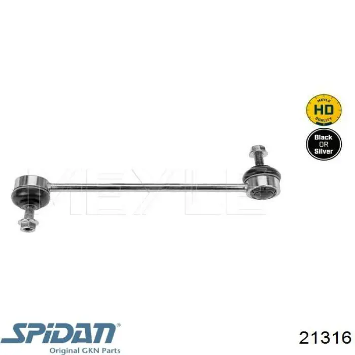 Compre 21316 GKN-Spidan Bota de proteção externa de junta homocinética do semieixo dianteiro