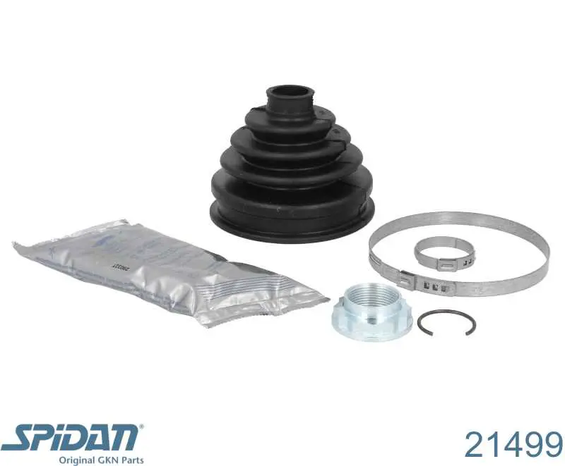 Compre 21499 GKN-Spidan Bota de proteção externa de junta homocinética do semieixo dianteiro