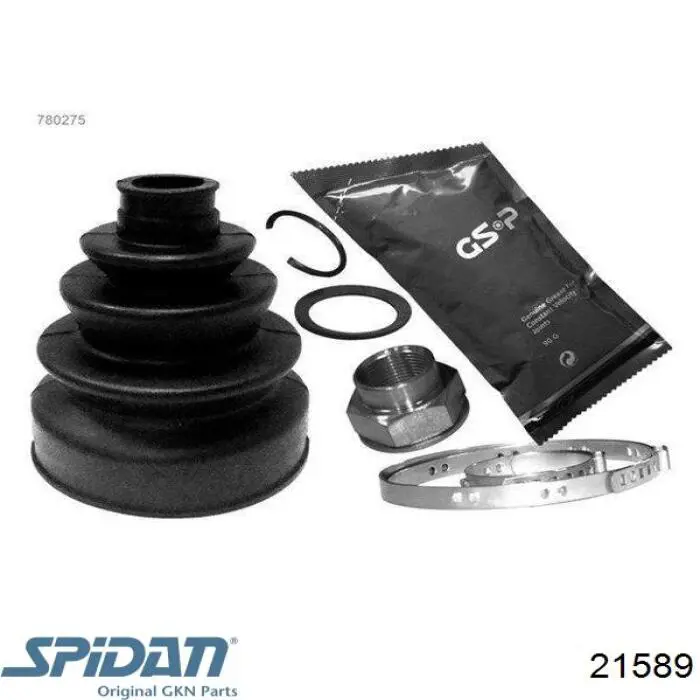 Compre 21589 GKN-Spidan Bota de proteção externa de junta homocinética do semieixo dianteiro