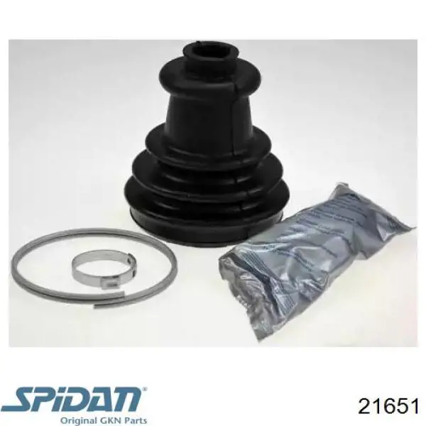 Bota de proteção externa de junta homocinética do semieixo dianteiro GKN-Spidan 21651 preço, a partir de 5,74 USD