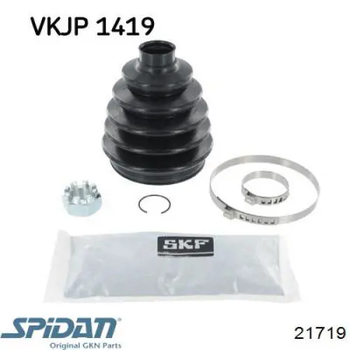 Bota de proteção externa de junta homocinética do semieixo dianteiro GKN-Spidan 21719 preço, a partir de 10,45 USD