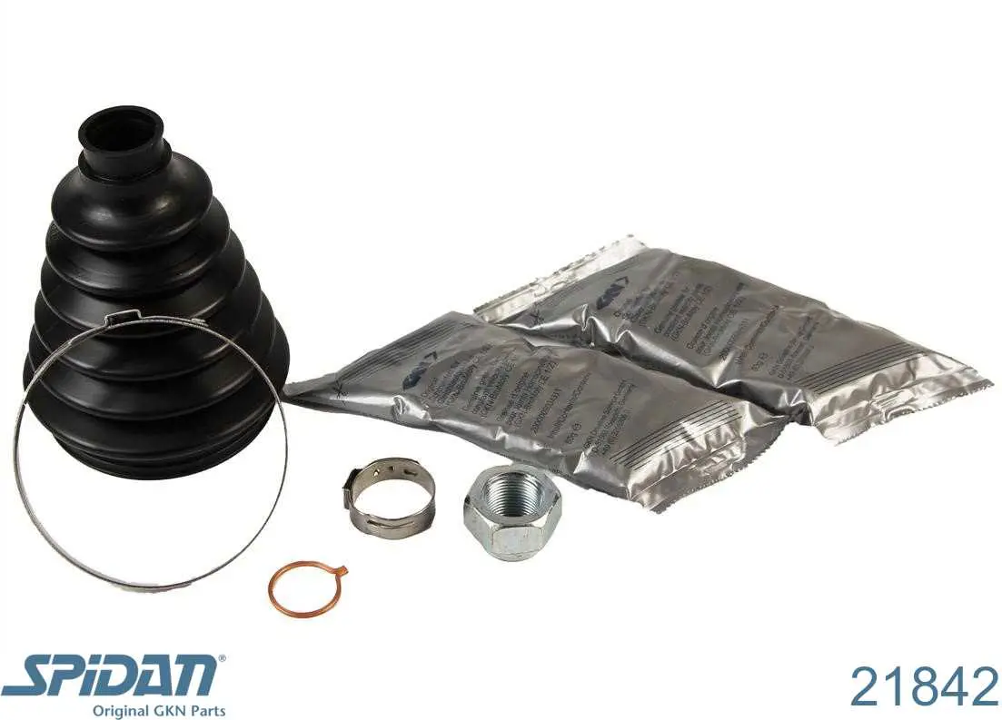 Bota de proteção externa de junta homocinética do semieixo dianteiro GKN-Spidan 21842 preço, a partir de 18,48 USD