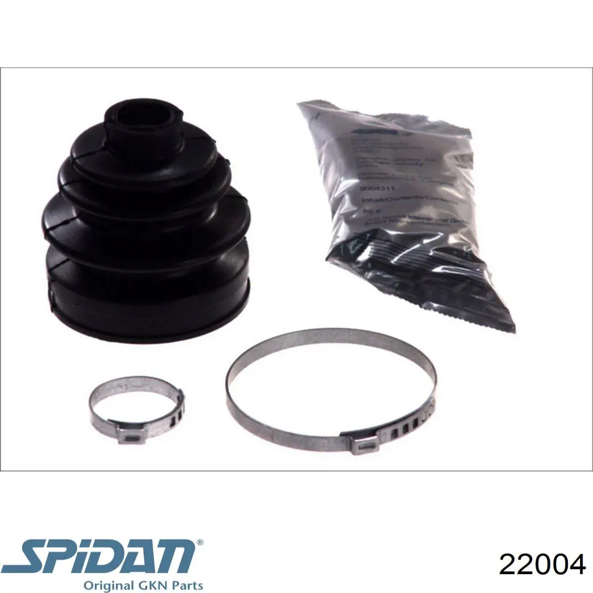 Bota de proteção externa de junta homocinética do semieixo dianteiro GKN-Spidan 22004 preço, a partir de 20,00 USD