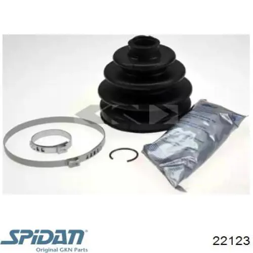 Bota de proteção externa de junta homocinética do semieixo dianteiro GKN-Spidan 22123 preço, a partir de 10,59 USD