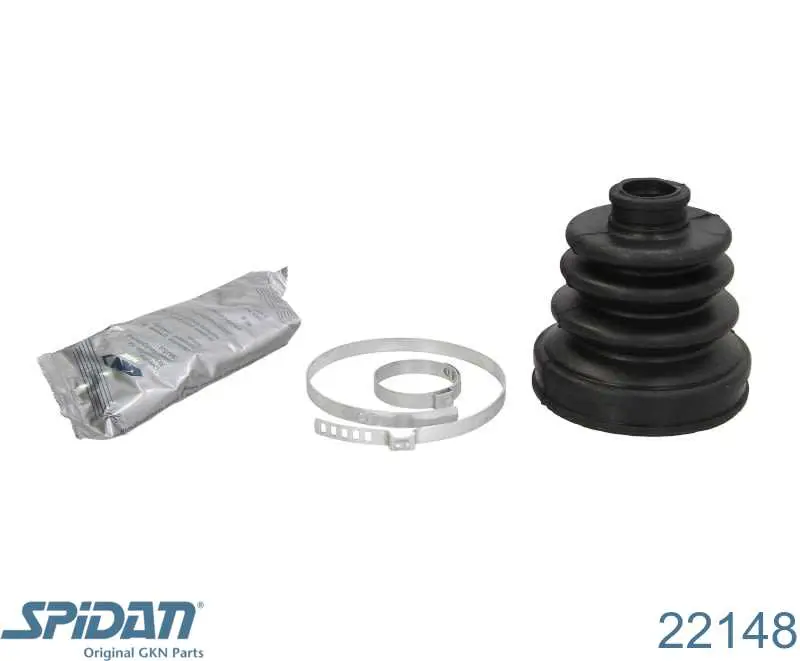 Bota de proteção externa de junta homocinética do semieixo dianteiro GKN-Spidan 22148 preço, a partir de 19,15 USD