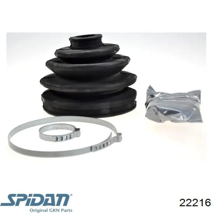Bota de proteção externa de junta homocinética do semieixo dianteiro GKN-Spidan 22216 preço, a partir de 7,51 USD