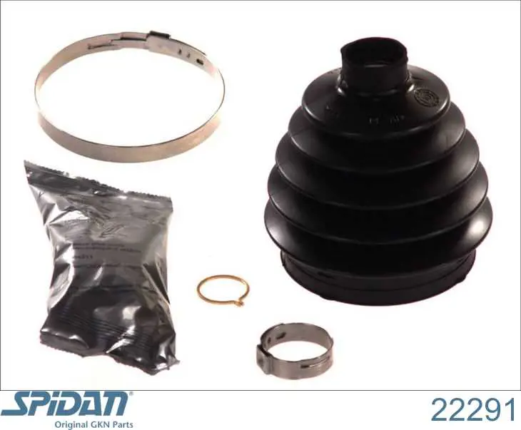 Bota de proteção externa de junta homocinética do semieixo dianteiro GKN-Spidan 22291 preço, a partir de 13,45 USD