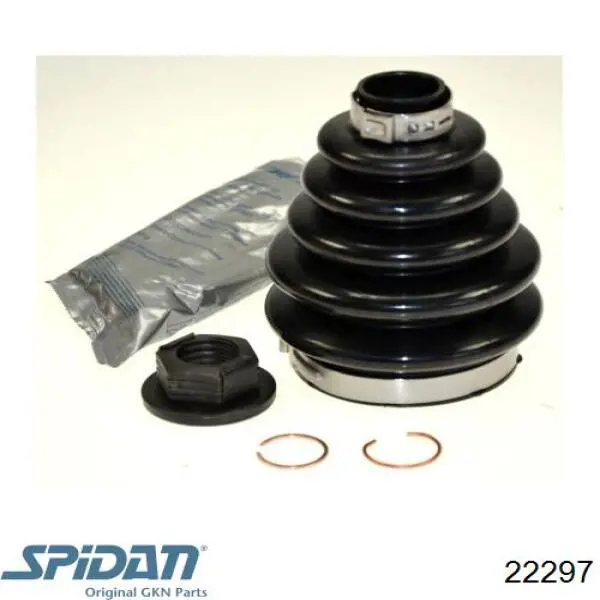 Bota de proteção externa de junta homocinética do semieixo dianteiro GKN-Spidan 22297 preço, a partir de 15,87 USD