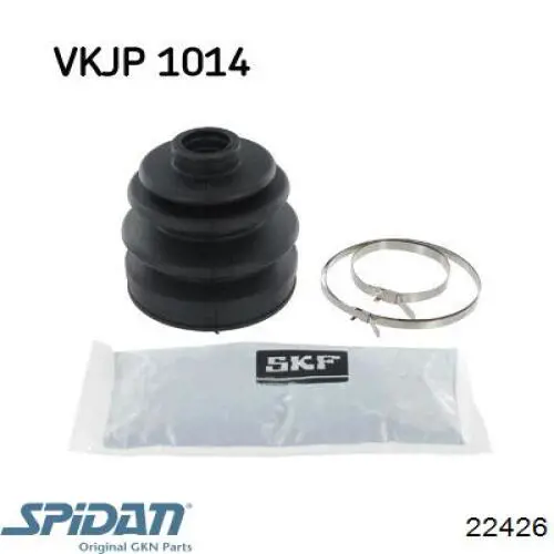 Compre 22426 GKN-Spidan Bota de proteção externa de junta homocinética do semieixo dianteiro
