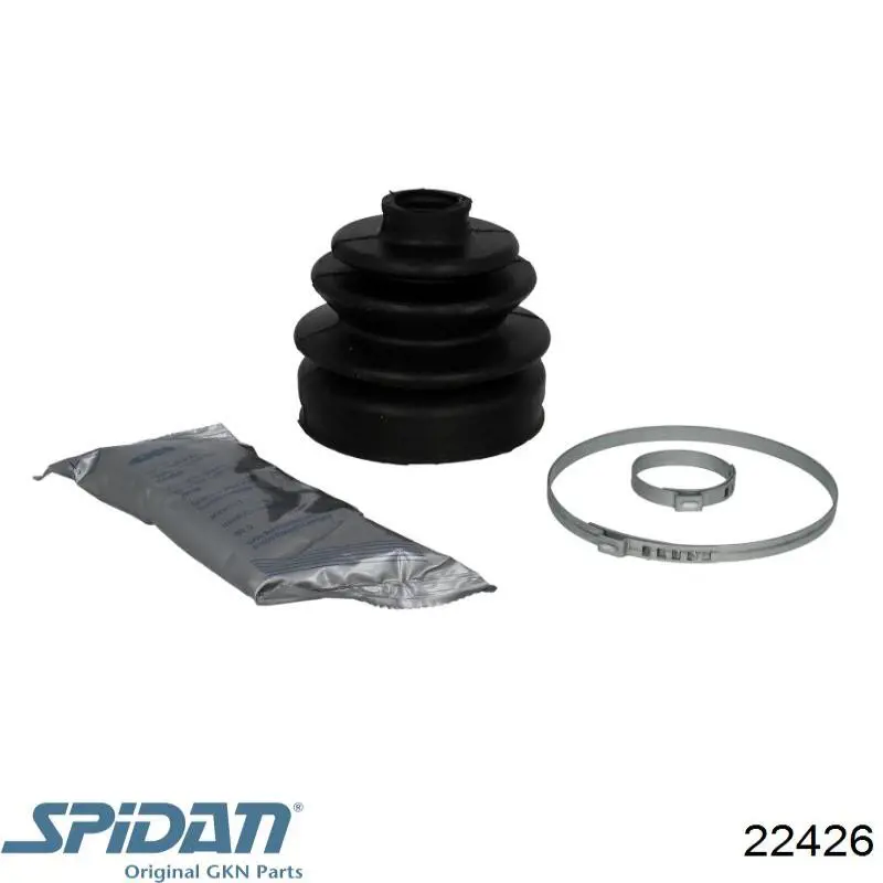 Bota de proteção externa de junta homocinética do semieixo dianteiro GKN-Spidan 22426 preço, a partir de 9,70 USD