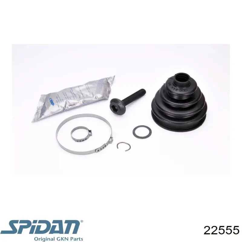 Compre 22555 GKN-Spidan Bota de proteção externa de junta homocinética do semieixo dianteiro