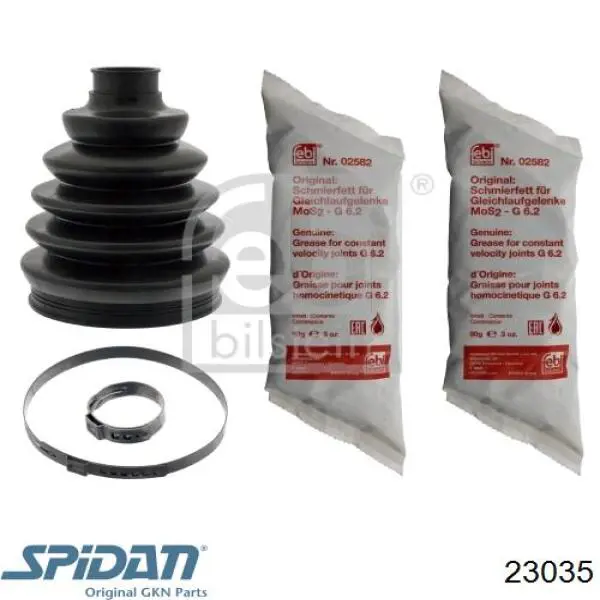 Compre 23035 GKN-Spidan Bota de proteção externa de junta homocinética do semieixo dianteiro