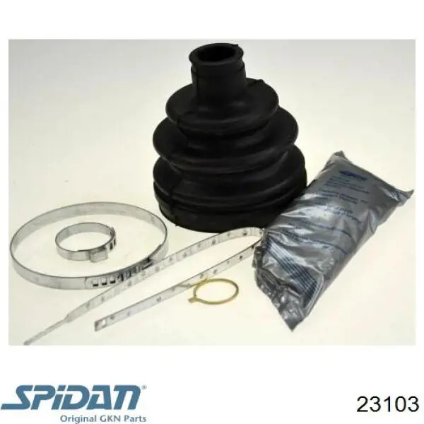 Bota de proteção externa de junta homocinética do semieixo dianteiro GKN-Spidan 23103 preço, a partir de 5,26 USD