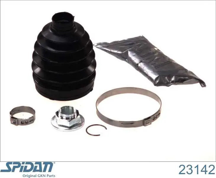 Bota de proteção externa direita de junta homocinética GKN-Spidan 23142 preço, a partir de 14,77 USD