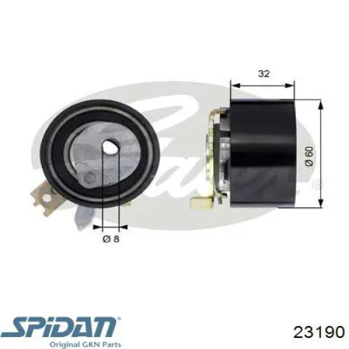 Compre 23190 GKN-Spidan Bota de proteção interna de junta homocinética do semieixo dianteiro
