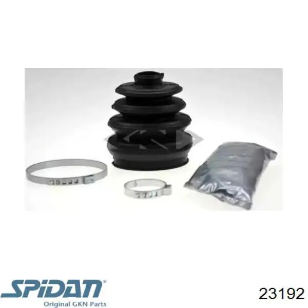 Bota de proteção interna de junta homocinética do semieixo dianteiro GKN-Spidan 23192 preço, a partir de 6,80 USD
