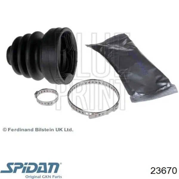 Compre 23670 GKN-Spidan Bota de proteção externa direita de junta homocinética
