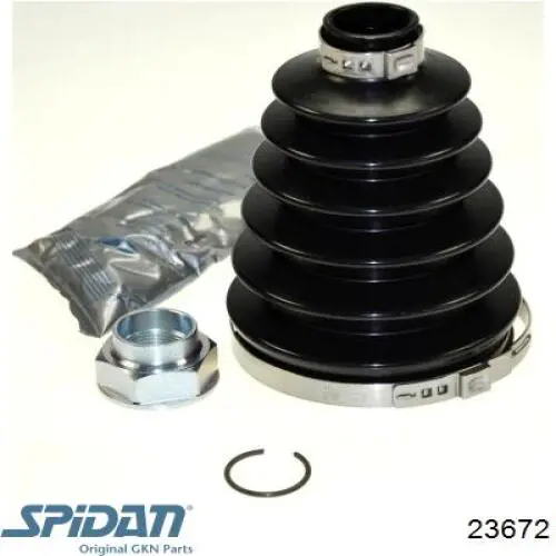 Compre 23672 GKN-Spidan Bota de proteção externa de junta homocinética do semieixo dianteiro