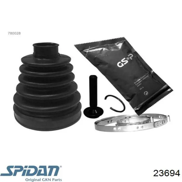 Compre 23694 GKN-Spidan Bota de proteção externa de junta homocinética do semieixo dianteiro