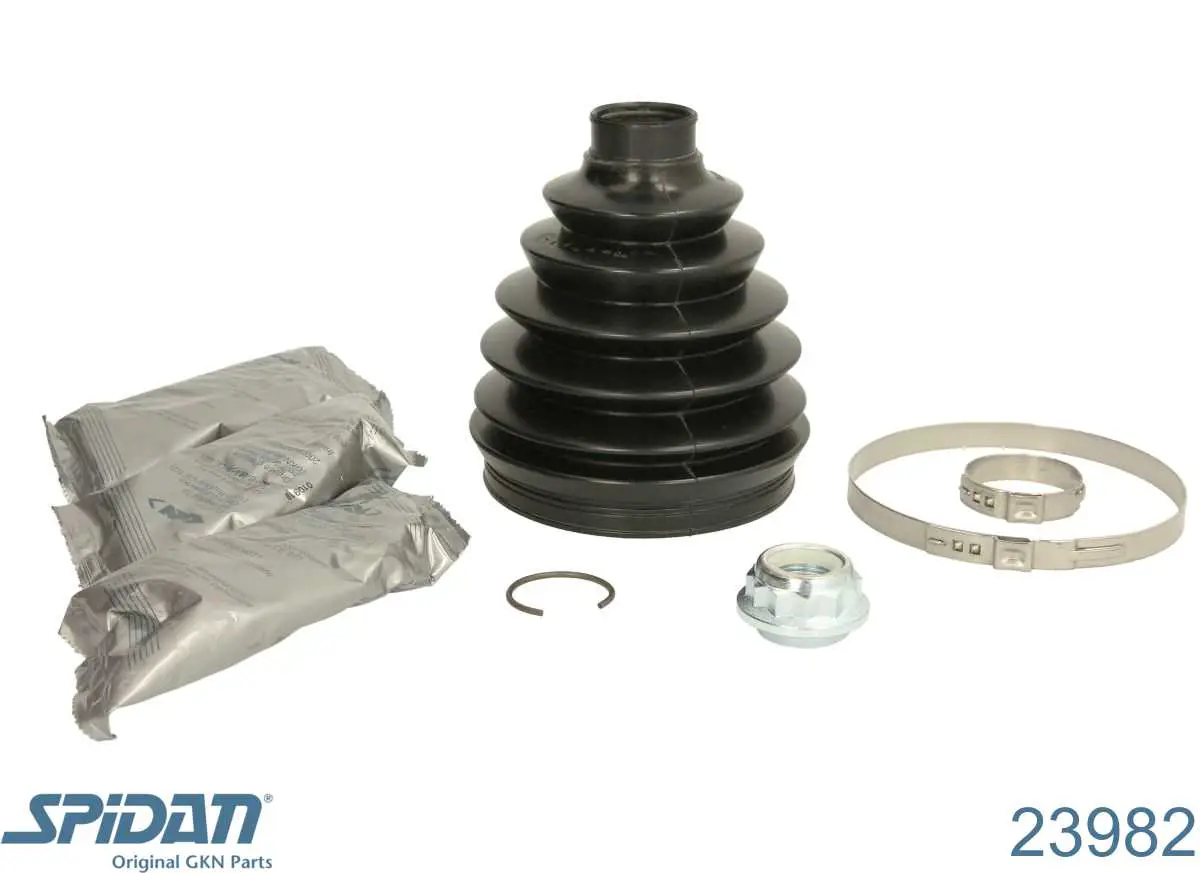 Bota de proteção externa de junta homocinética do semieixo dianteiro GKN-Spidan 23982 preço, a partir de 15,39 USD