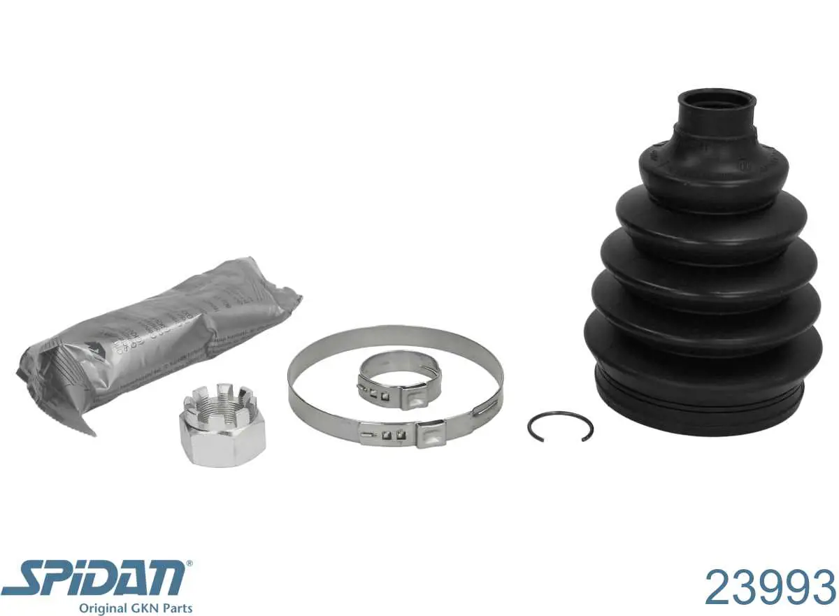 Compre 23993 GKN-Spidan Bota de proteção externa de junta homocinética do semieixo dianteiro