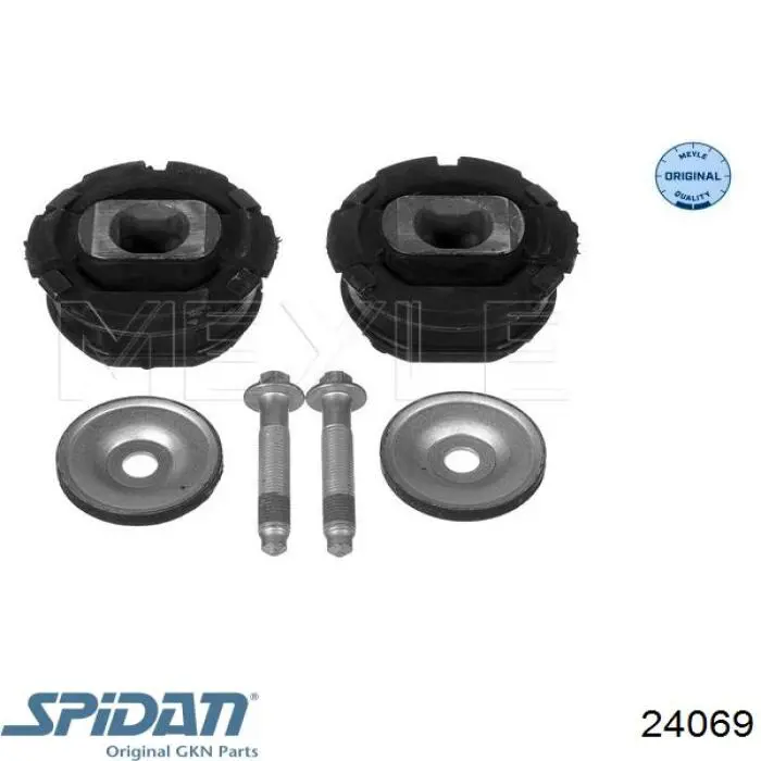 Compre 24069 GKN-Spidan Bota de proteção externa de junta homocinética do semieixo dianteiro