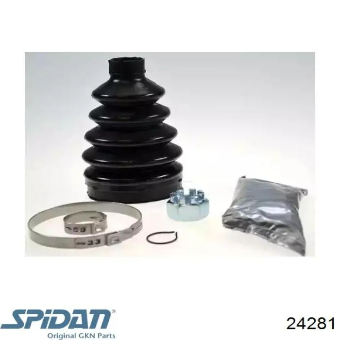 Bota de proteção externa de junta homocinética do semieixo dianteiro GKN-Spidan 24281 preço, a partir de 18,89 USD