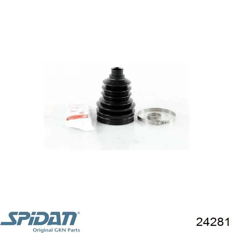 Compre 24281 GKN-Spidan Bota de proteção externa de junta homocinética do semieixo dianteiro