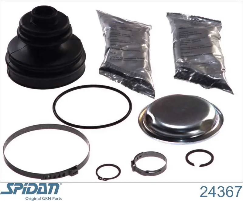 Bota de proteção interna de junta homocinética do semieixo dianteiro GKN-Spidan 24367 preço, a partir de 9,76 USD