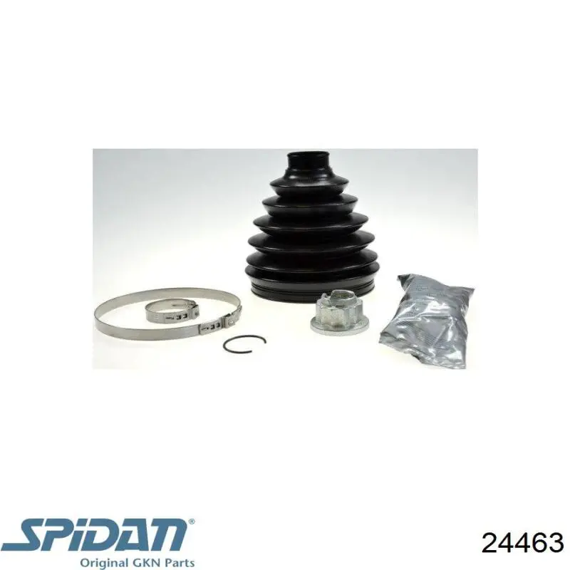 Bota de proteção externa de junta homocinética do semieixo dianteiro GKN-Spidan 24463 preço, a partir de 13,62 USD