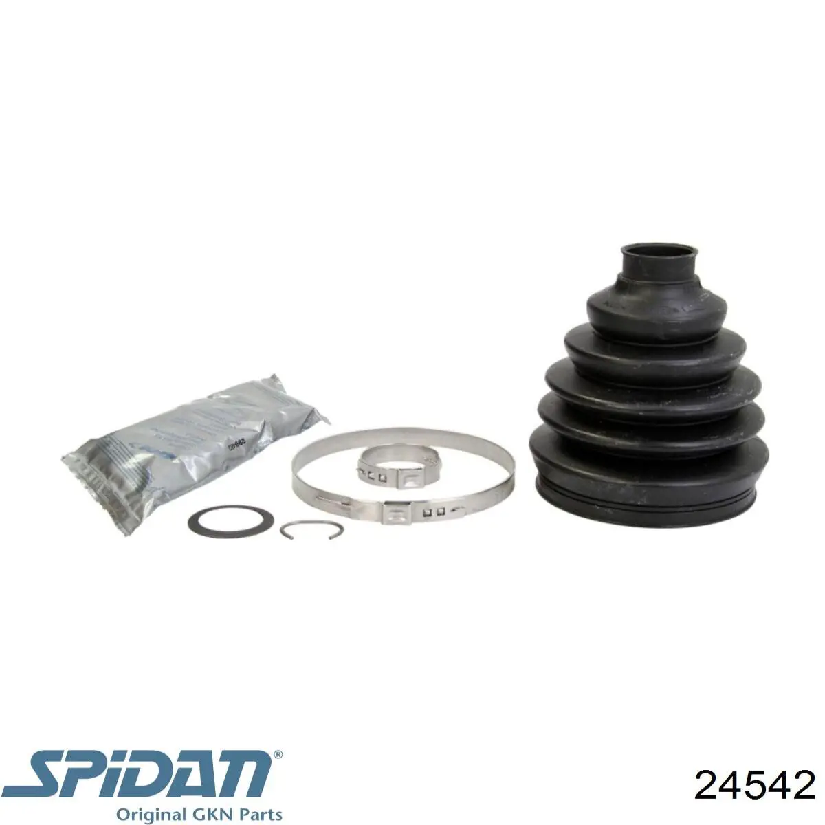 Bota de proteção externa de junta homocinética do semieixo dianteiro GKN-Spidan 24542 preço, a partir de 18,03 USD