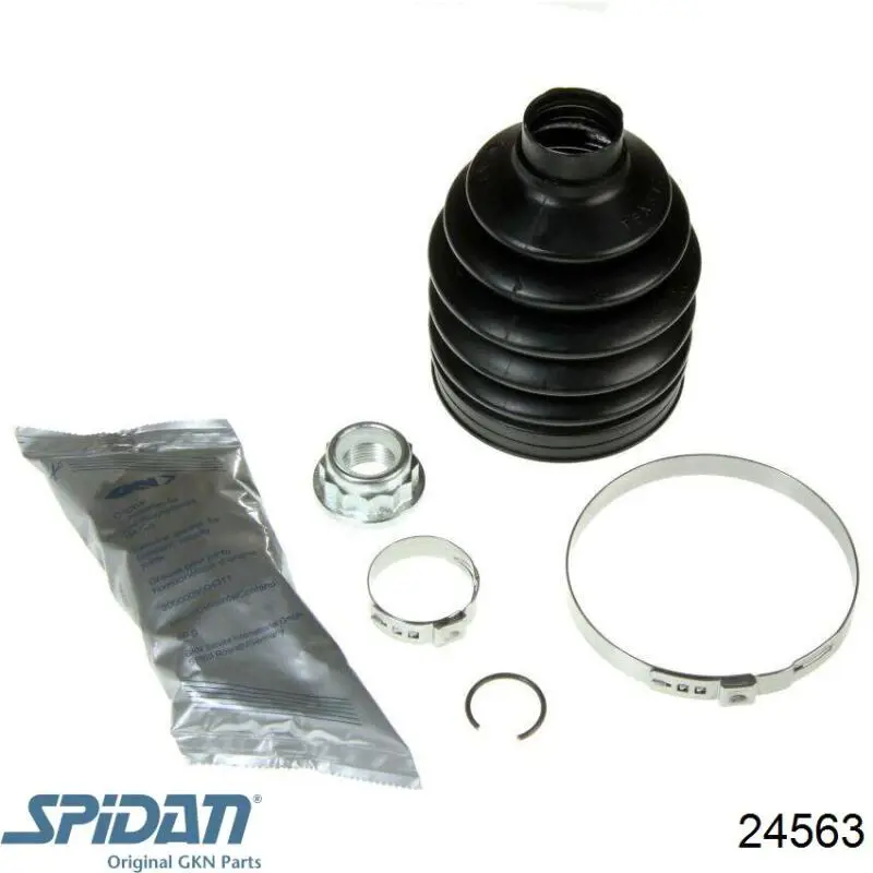 Compre 24563 GKN-Spidan Bota de proteção externa de junta homocinética do semieixo dianteiro