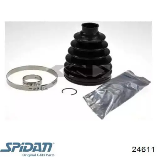 Compre 24611 GKN-Spidan Bota de proteção externa de junta homocinética do semieixo dianteiro
