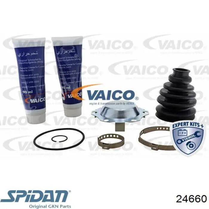 Bota de proteção interna de junta homocinética do semieixo dianteiro GKN-Spidan 24660 preço, a partir de 11,72 USD