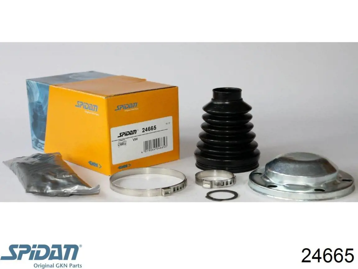Compre 24665 GKN-Spidan Bota de proteção interna de junta homocinética do semieixo dianteiro