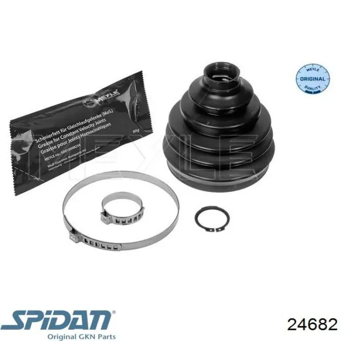 Compre 24682 GKN-Spidan Bota de proteção externa de junta homocinética do semieixo dianteiro