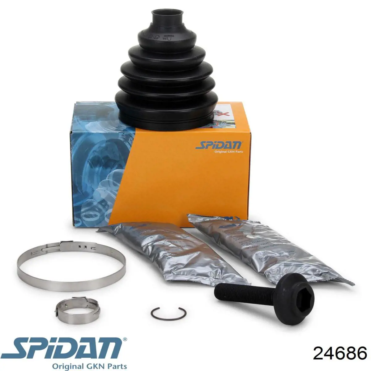 Compre 24686 GKN-Spidan Bota de proteção externa de junta homocinética do semieixo dianteiro
