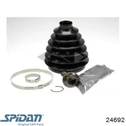 Bota de proteção externa de junta homocinética do semieixo dianteiro GKN-Spidan 24692 preço, a partir de 28,21 USD