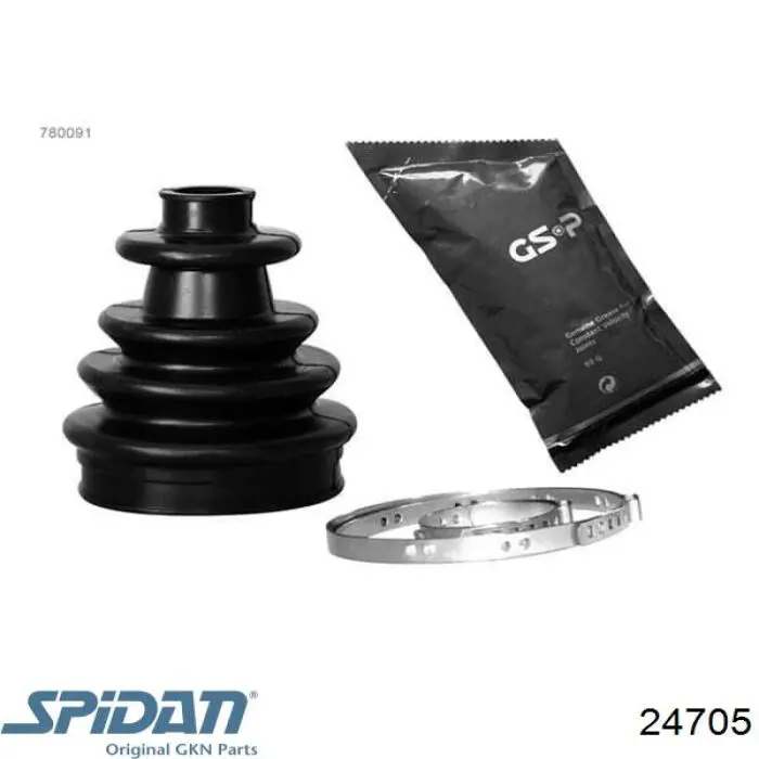 Compre 24705 GKN-Spidan Bota de proteção interna de junta homocinética do semieixo dianteiro