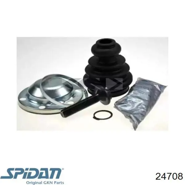 Compre 24708 GKN-Spidan Bota de proteção interna esquerda de junta homocinética do semieixo dianteiro