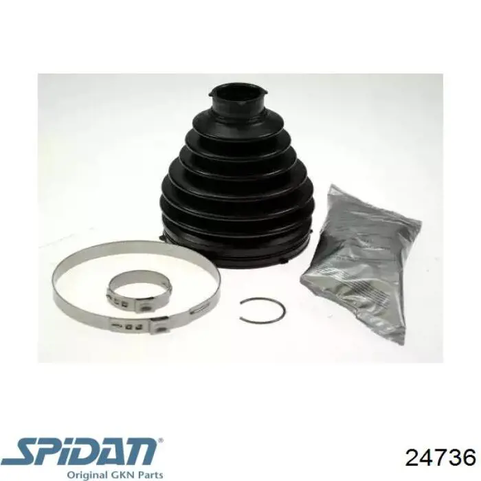 Bota de proteção externa de junta homocinética do semieixo dianteiro GKN-Spidan 24736 preço, a partir de 16,49 USD