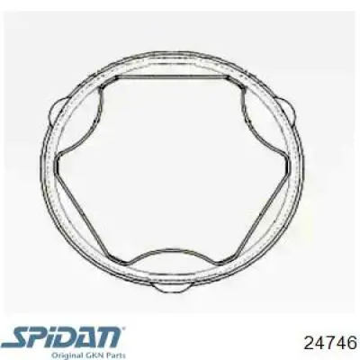 Bota de proteção interna de junta homocinética do semieixo dianteiro GKN-Spidan 24746 preço, a partir de 14,39 USD