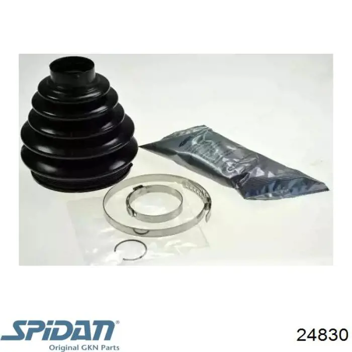 Bota de proteção externa de junta homocinética do semieixo dianteiro GKN-Spidan 24830 preço, a partir de 13,79 USD