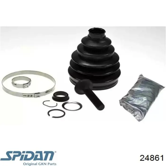 Bota de proteção externa de junta homocinética do semieixo dianteiro GKN-Spidan 24861 preço, a partir de 15,84 USD