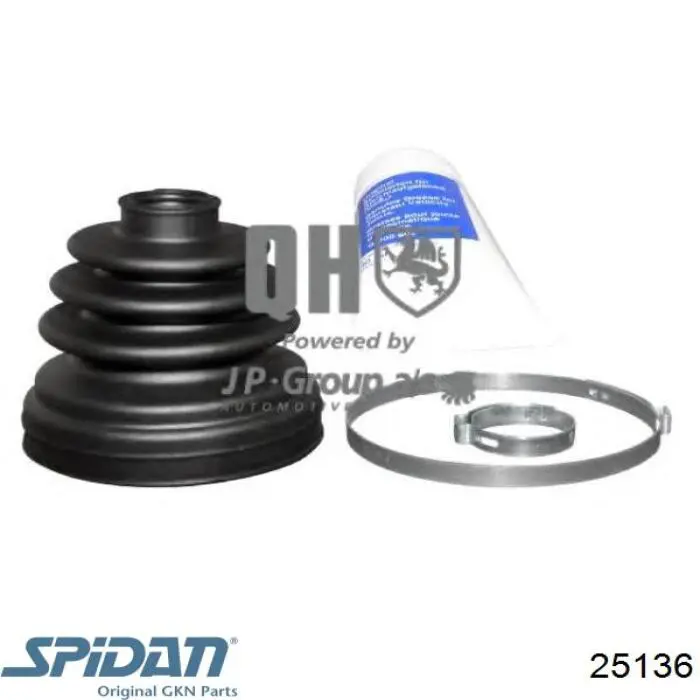 Compre 25136 GKN-Spidan Bota de proteção externa de junta homocinética do semieixo dianteiro