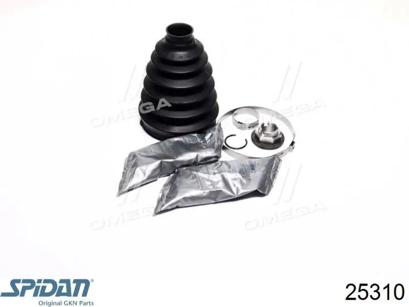 Bota de proteção externa de junta homocinética do semieixo dianteiro GKN-Spidan 25310 preço, a partir de 30,06 USD