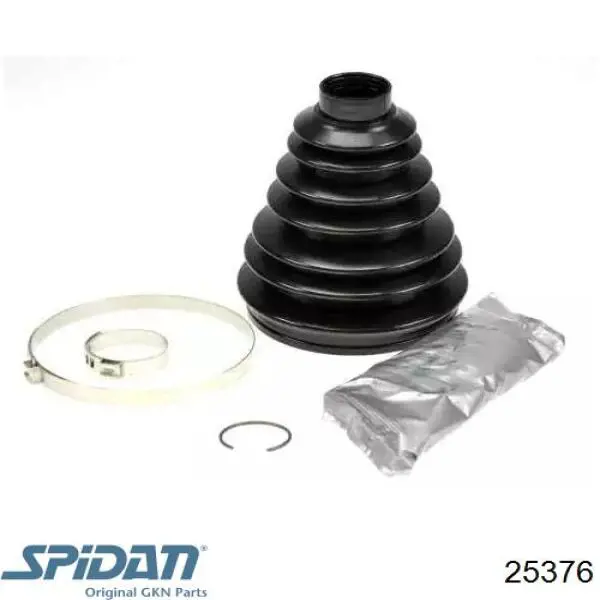 Bota de proteção externa de junta homocinética do semieixo dianteiro GKN-Spidan 25376 preço, a partir de 21,44 USD