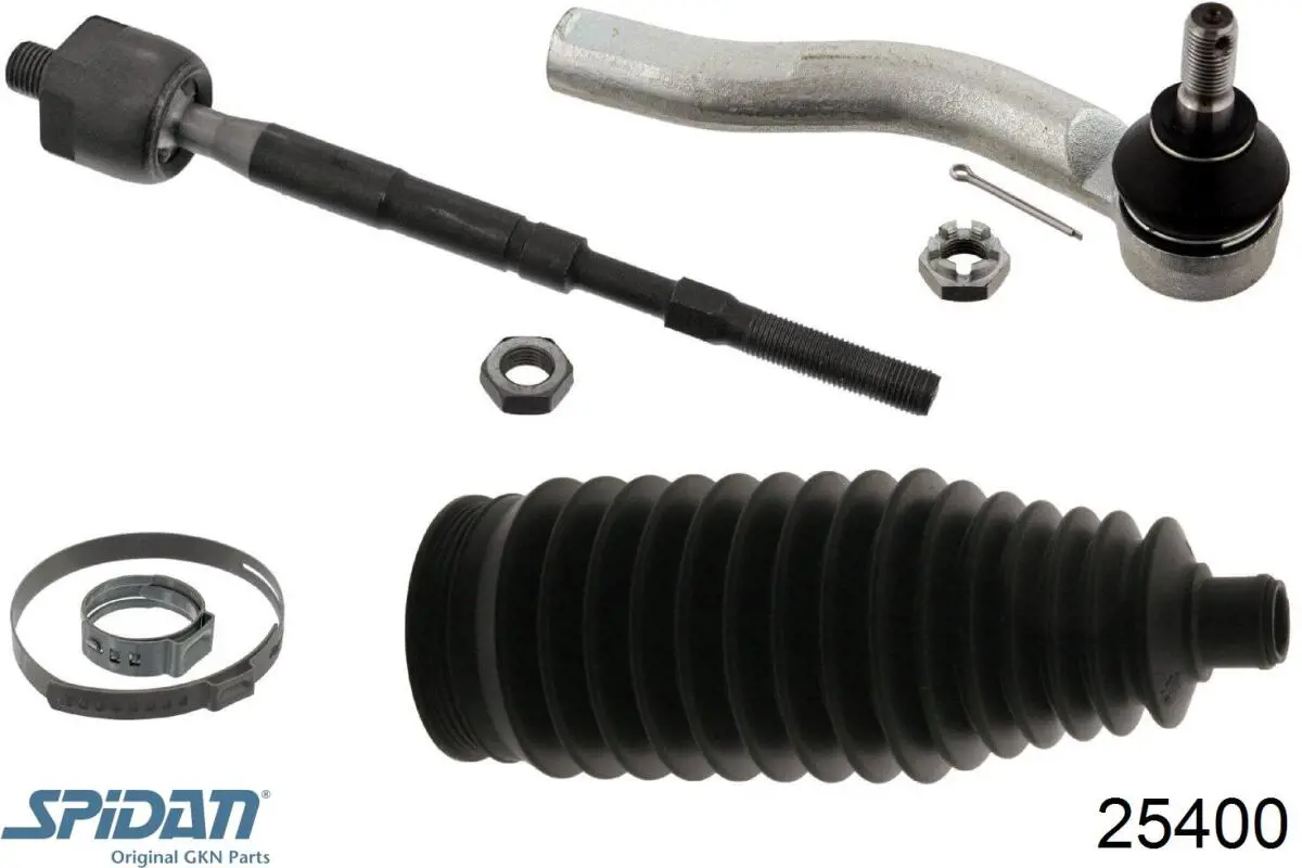 Compre 25400 GKN-Spidan Bota de proteção externa de junta homocinética do semieixo dianteiro